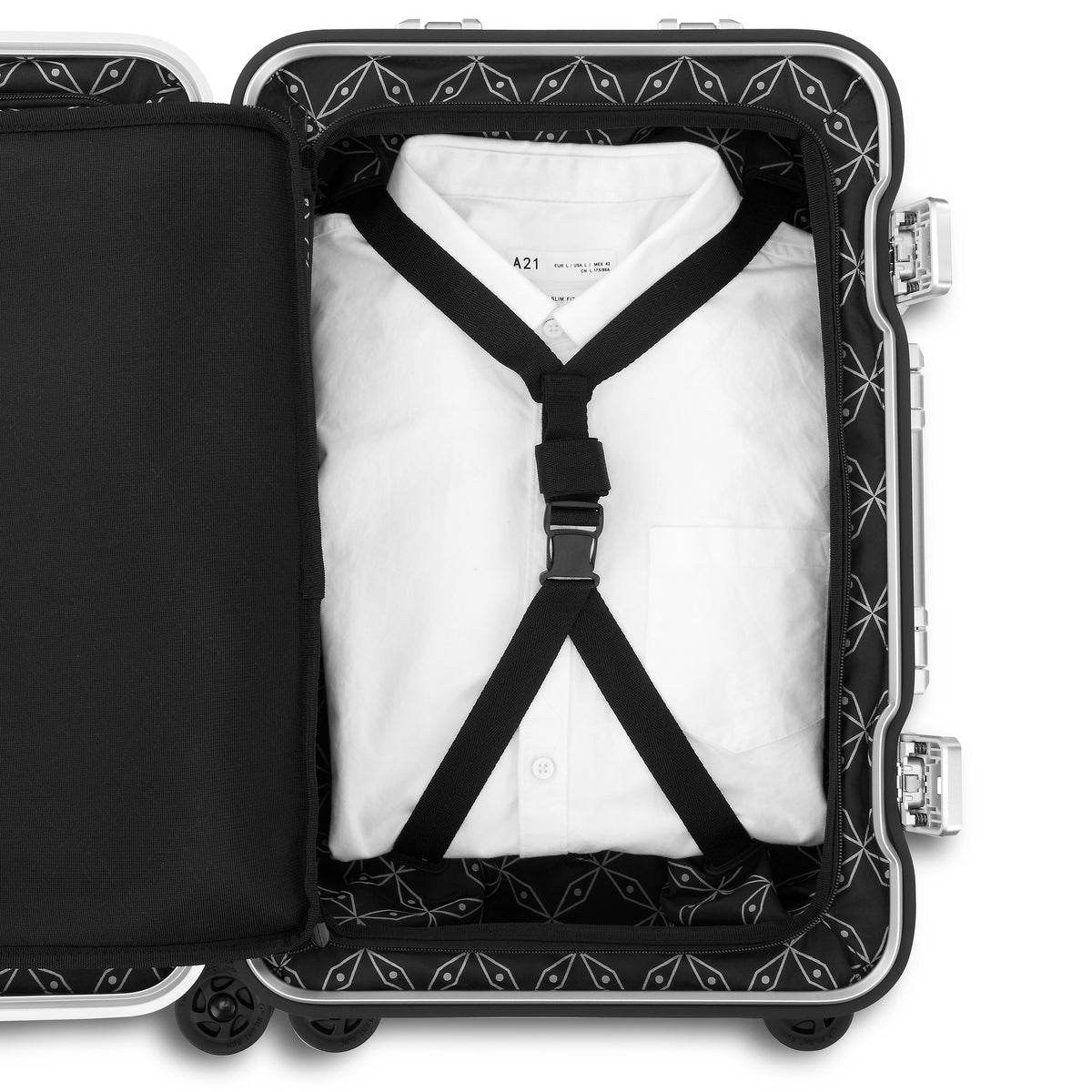 Aluminum Carry-on Suitcase by Gilbano